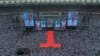 Indonesia's incumbent presidential candidate addresses to supporters during a campaign rally at Gelora Bung Karno stadium in Jakarta, Indonesia, April 13, 2019 in this photo taken by Antara Foto. 
